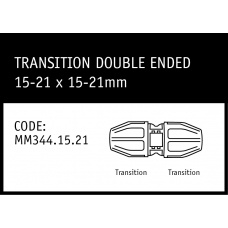 Marley Philmac Transition Double Ended 15-21 x 15-21mm - MM344.15.21